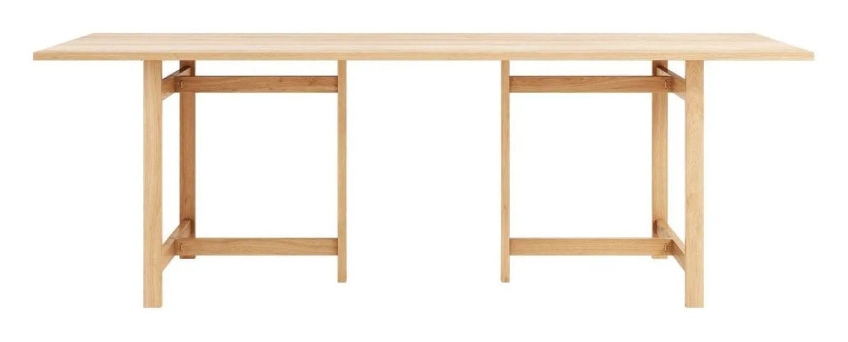 T-Frame Spisebord, 220x90, Eg - Unoliving.com