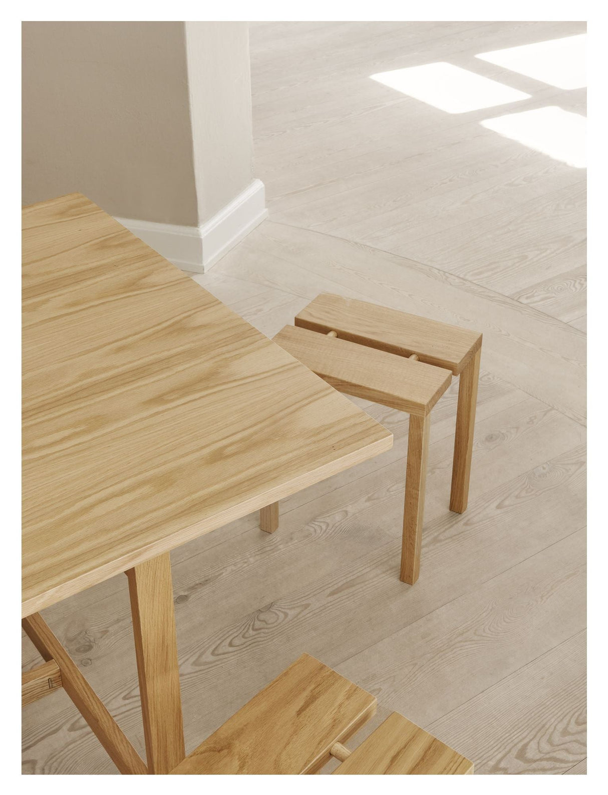 T-Frame Spisebord, 220x90, Eg - Unoliving.com