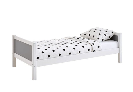 THUKA Nordic Color Børneseng 90x200, Hvid/grå - Unoliving.com