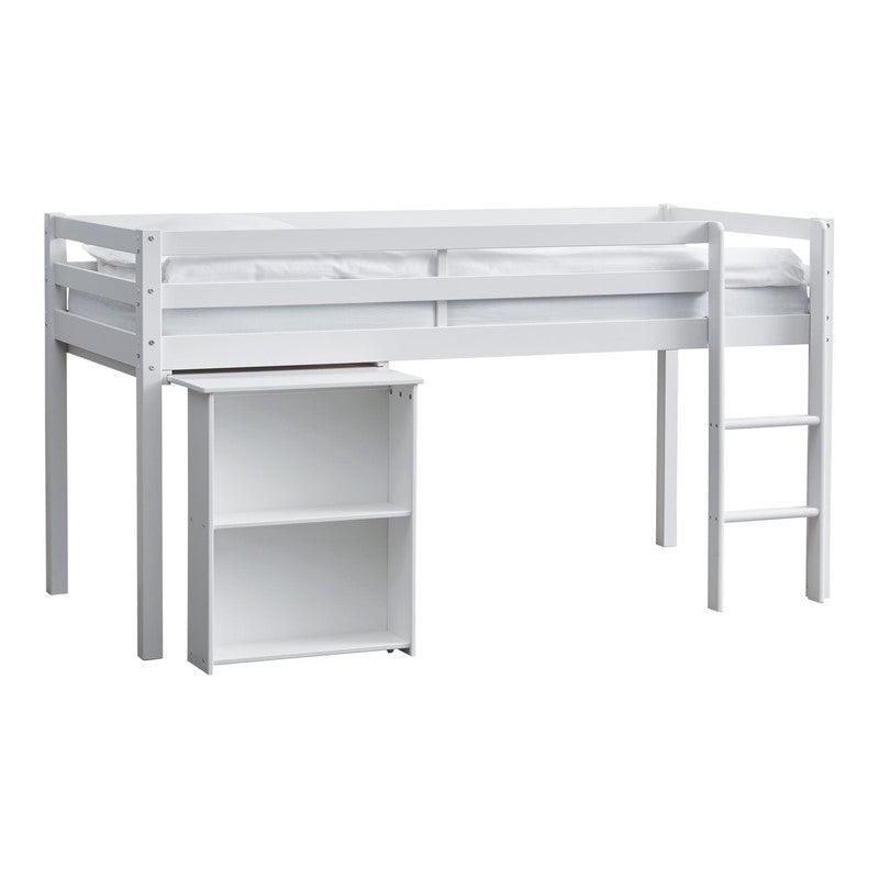 THUKA Nordic Udtræks Skrivebord m/2 hylder, Hvid - Unoliving.com