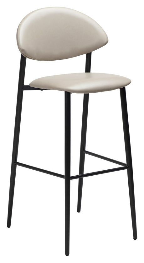 TUSH Barstol, Cashmere art. Læder - Unoliving.com