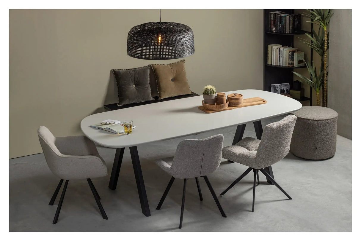 Tablo Bordplade 220x100 - Ask/mist - Unoliving.com