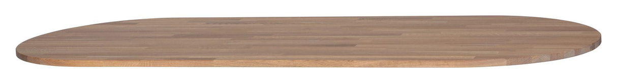 Tablo Bordplade, oval 220x90 - Eg/grå - Unoliving.com