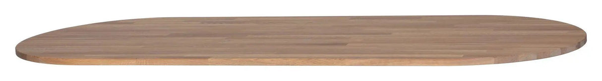 Tablo Bordplade, oval 220x90 - Eg/grå - Unoliving.com