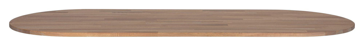 Tablo Bordplade, oval 220x90 - Eg/grå - Unoliving.com