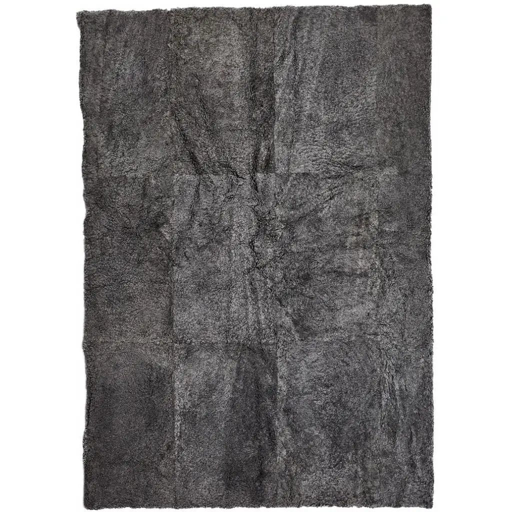 Tæppe af Premium NZ kort krøllet lammeskind, 200x300, Graphite