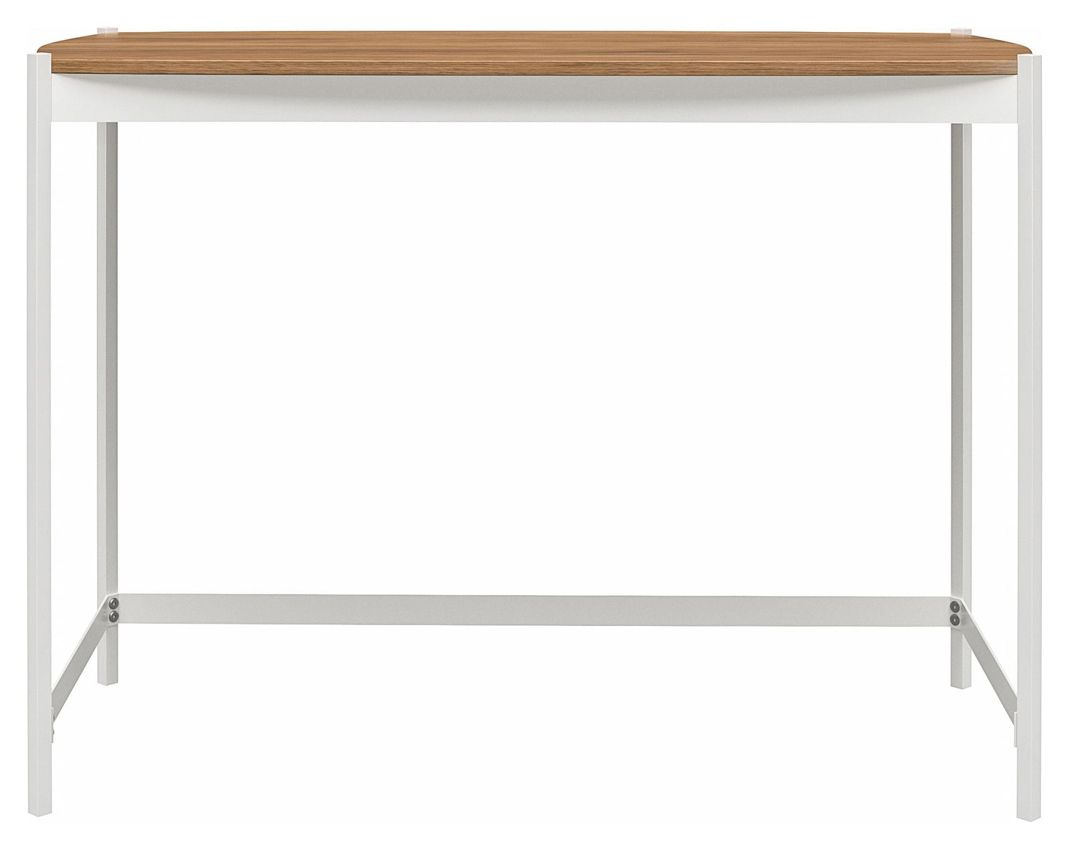 Tallulah Skrivebord, Valnød m. hvid metal - Unoliving.com