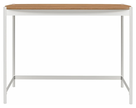 Tallulah Skrivebord, Valnød m. hvid metal - Unoliving.com