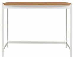 Tallulah Skrivebord, Valnød m. hvid metal - Unoliving.com