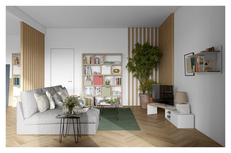 Temahome Berlin Reol 150x198 - Hvid - Unoliving.com