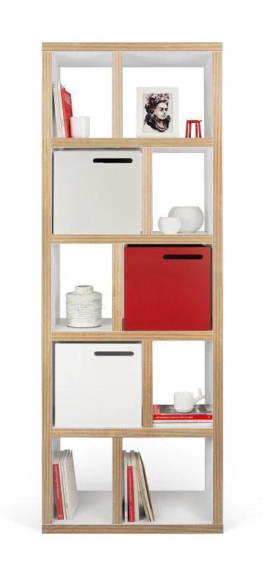 Temahome Berlin Reol - Hvid 70x198
