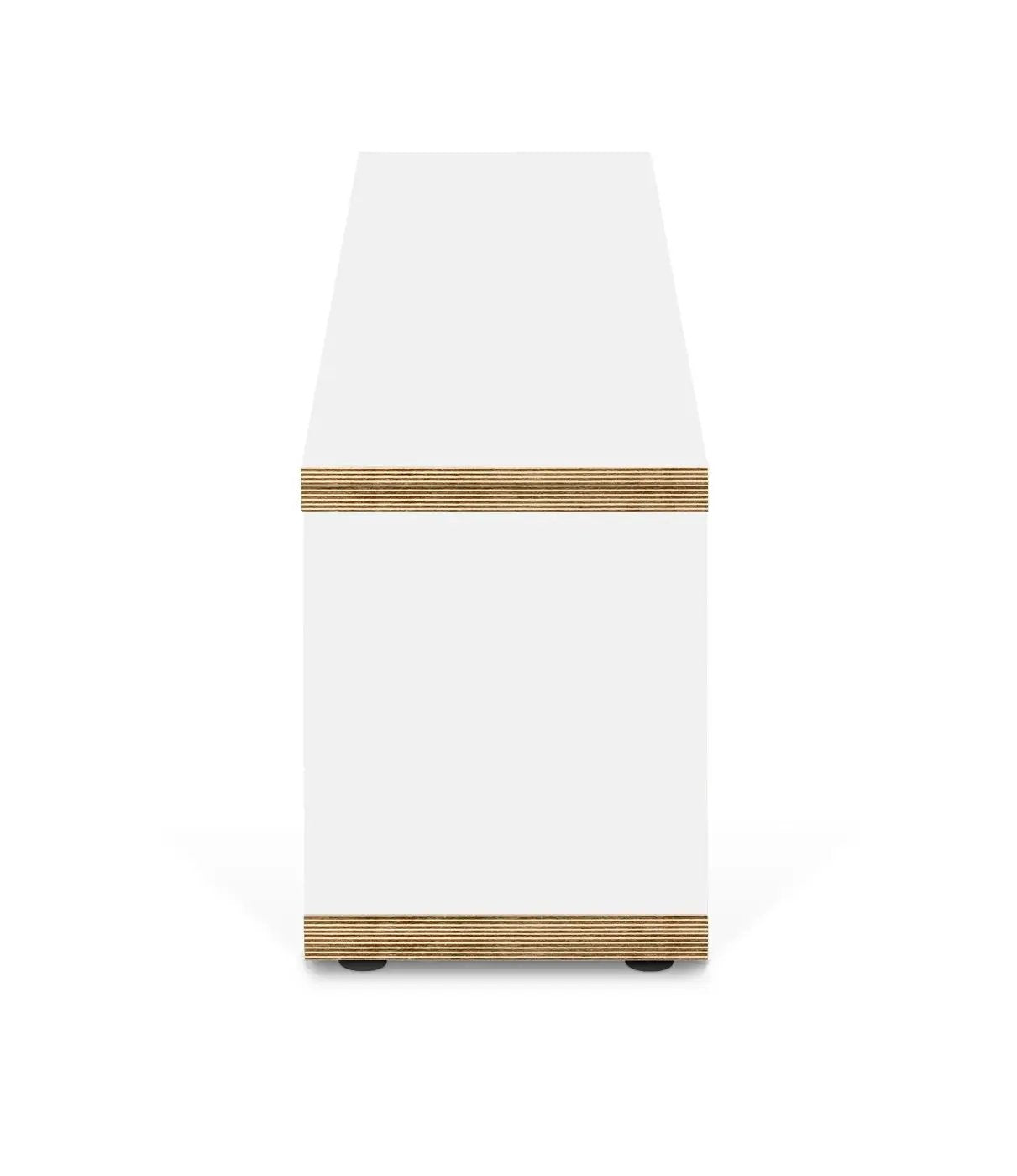 Temahome Berlin Tvbord - Mat Hvid/Natur - Unoliving.com
