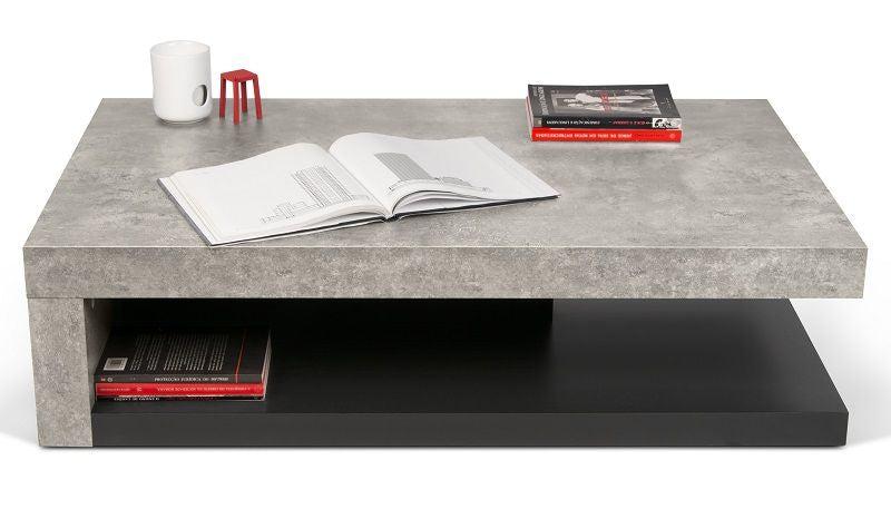 Temahome Detroit Sofabord - Grå beton-look - Unoliving.com