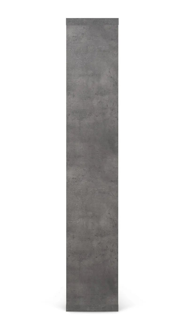 Temahome Dublin Reol - Mørk Betongrå, 173x120 - Unoliving.com