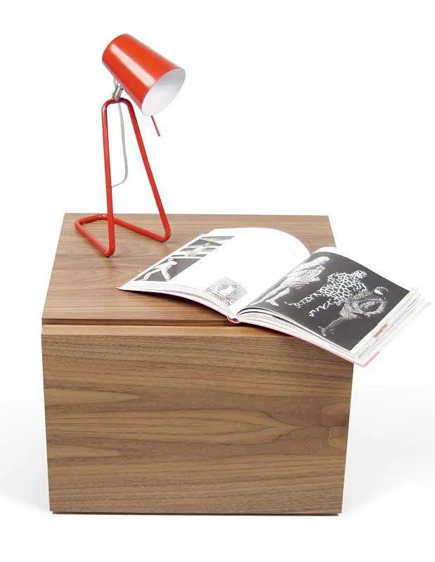 Temahome Float Sengebord - Valnød finér - Unoliving.com
