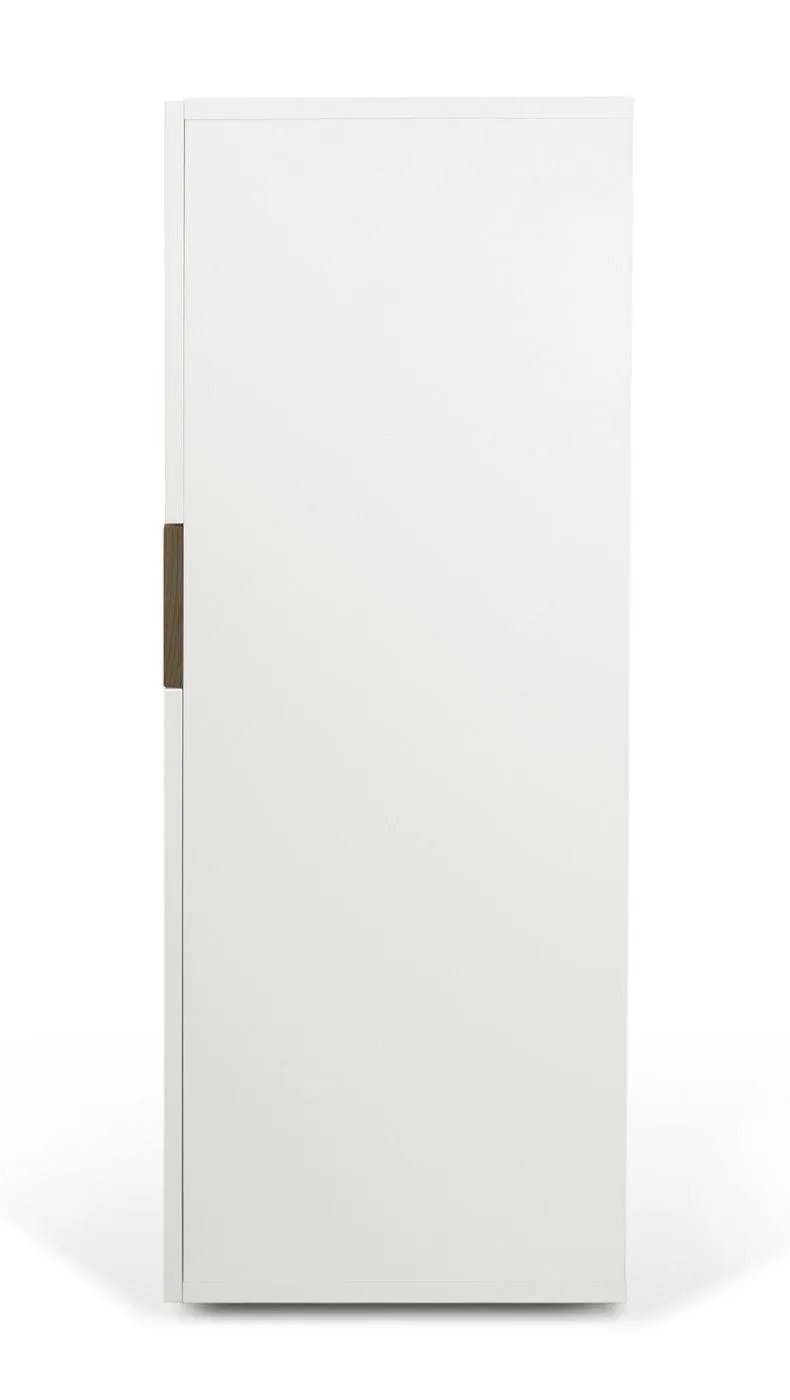 Temahome Focus Workstation - Mat Hvid/Valnød - Unoliving.com