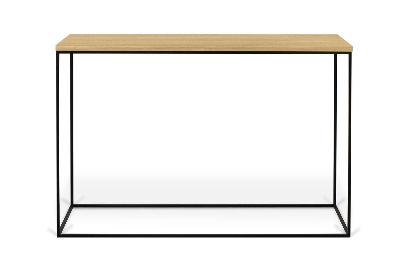 Temahome Gleam Konsolbord - Egefinér/Sort - Unoliving.com