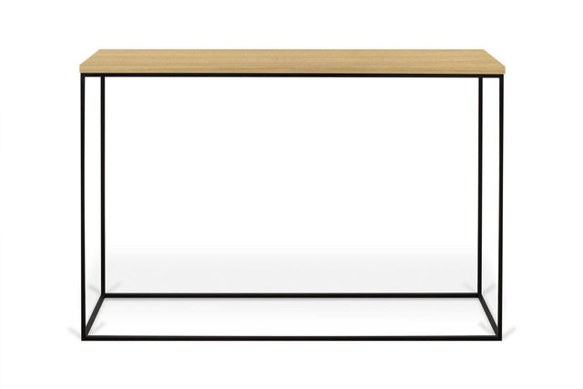 Temahome Gleam Konsolbord - Egefinér/Sort - Unoliving.com