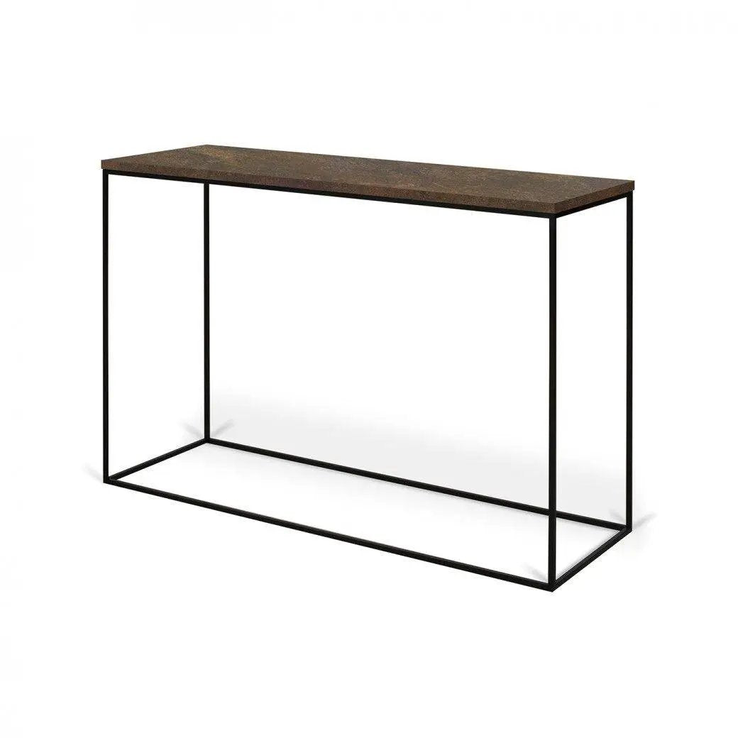 Temahome Gleam Konsolbord - Rust/Sort