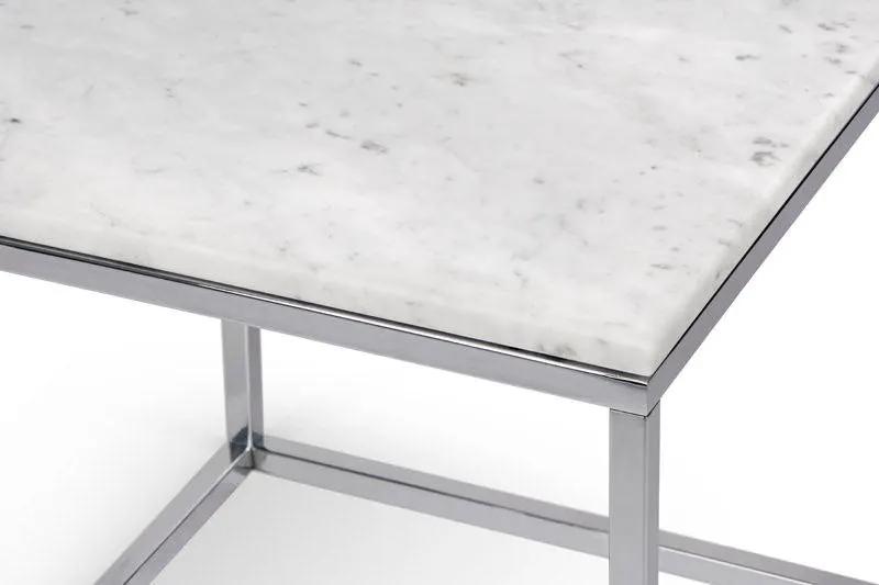 Temahome Prairie Sidebord - Carrara marmor, krom - Unoliving.com