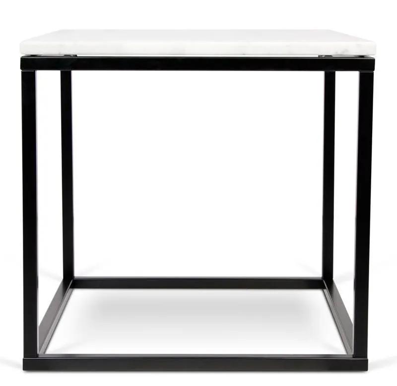 Temahome Prairie Sidebord - Carrara marmor, sort - Unoliving.com