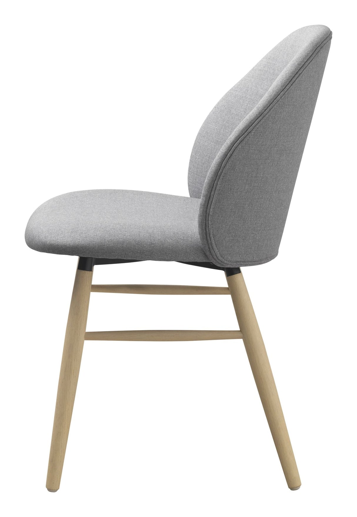 Teno Spisebordsstol m. armlæn, Lysegrå