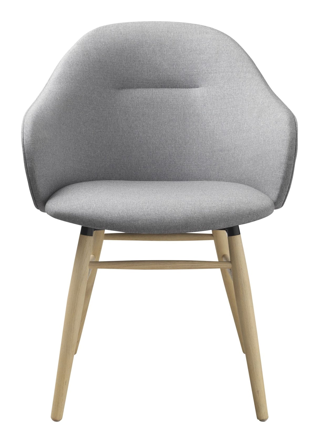 Teno Spisebordsstol m. armlæn, Lysegrå