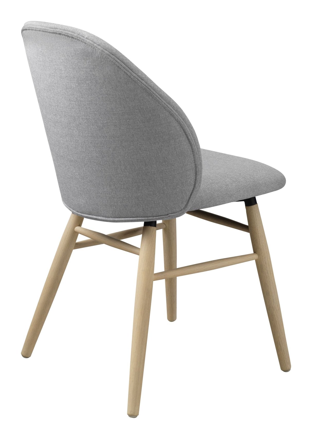 Teno Spisebordsstol m. armlæn, Lysegrå