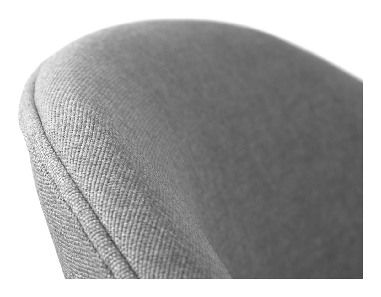 Teno Spisebordsstol m. armlæn, Lysegrå