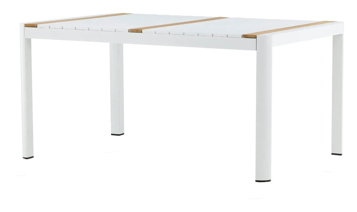 Togo Havebord - Hvid/Teak - Unoliving.com
