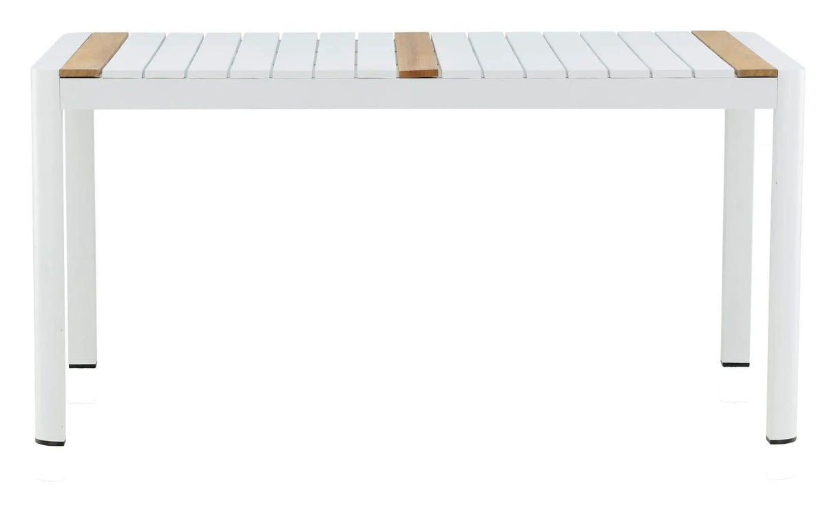 Togo Havebord - Hvid/Teak - Unoliving.com