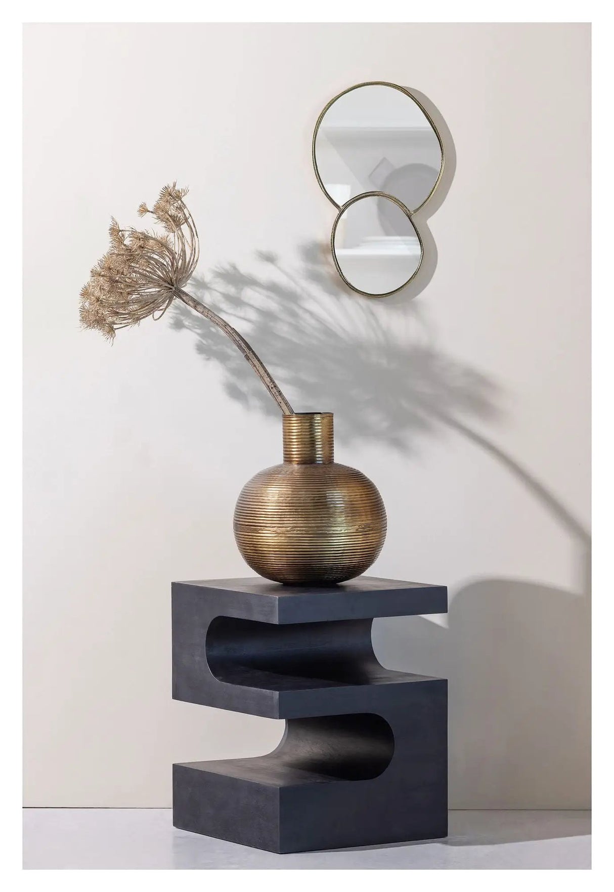 Toma Sidebord 40x40 - Sort - Unoliving.com