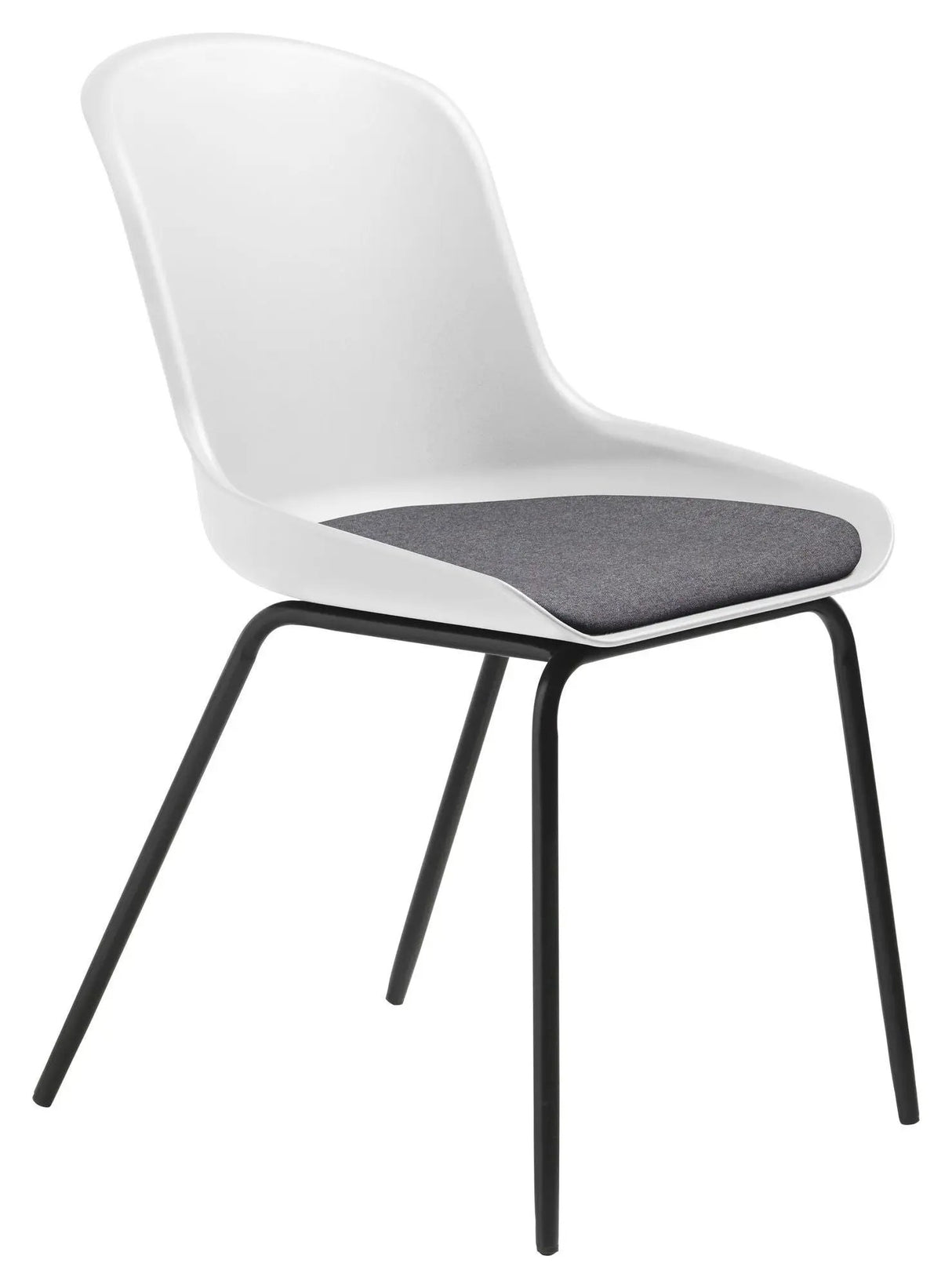 Topley Spisebordsstol - Hvid Plast