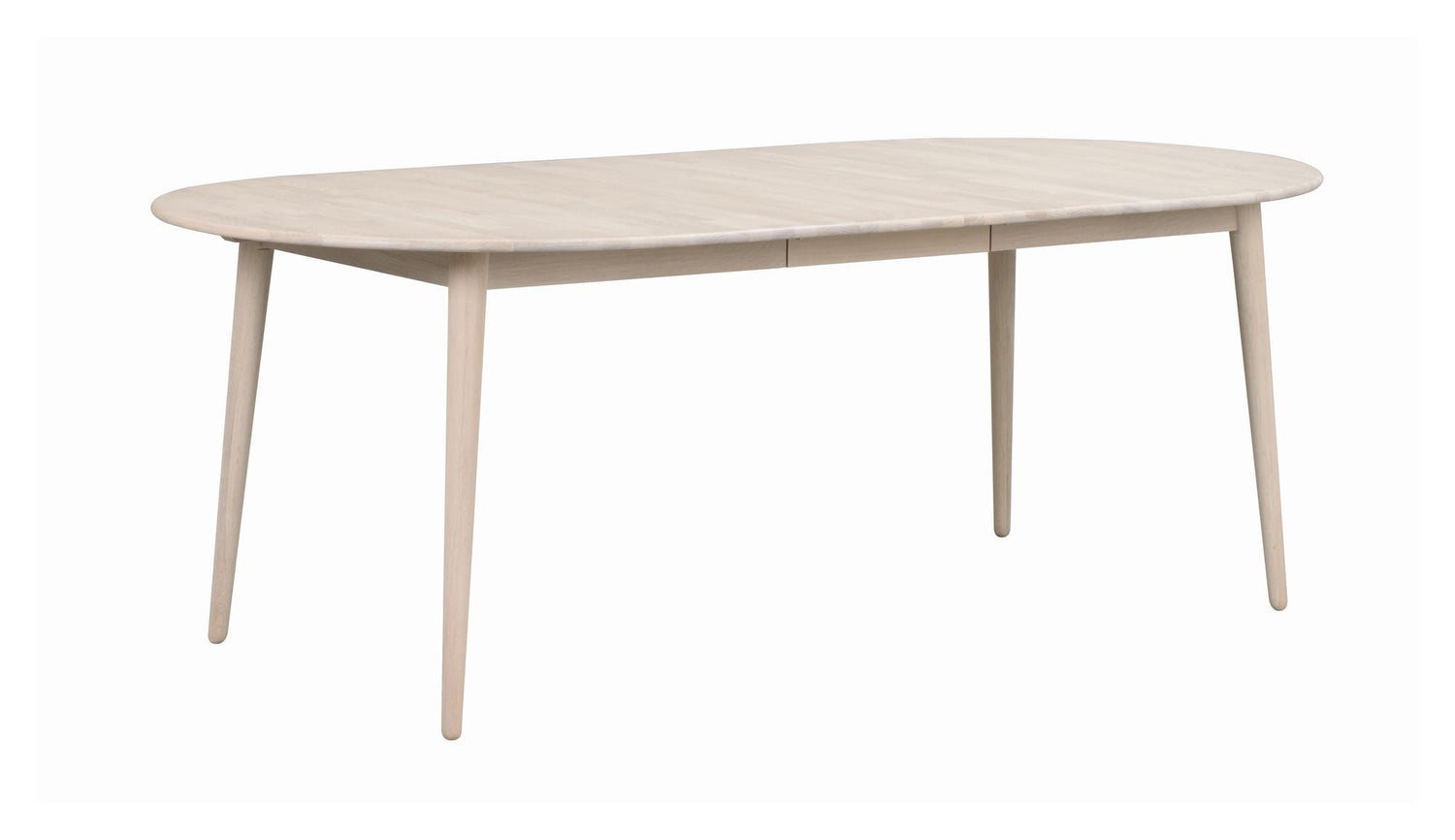 Tyler Spisebord m. tillægsplade, Hvidolieret Eg, 170x105 - Unoliving.com