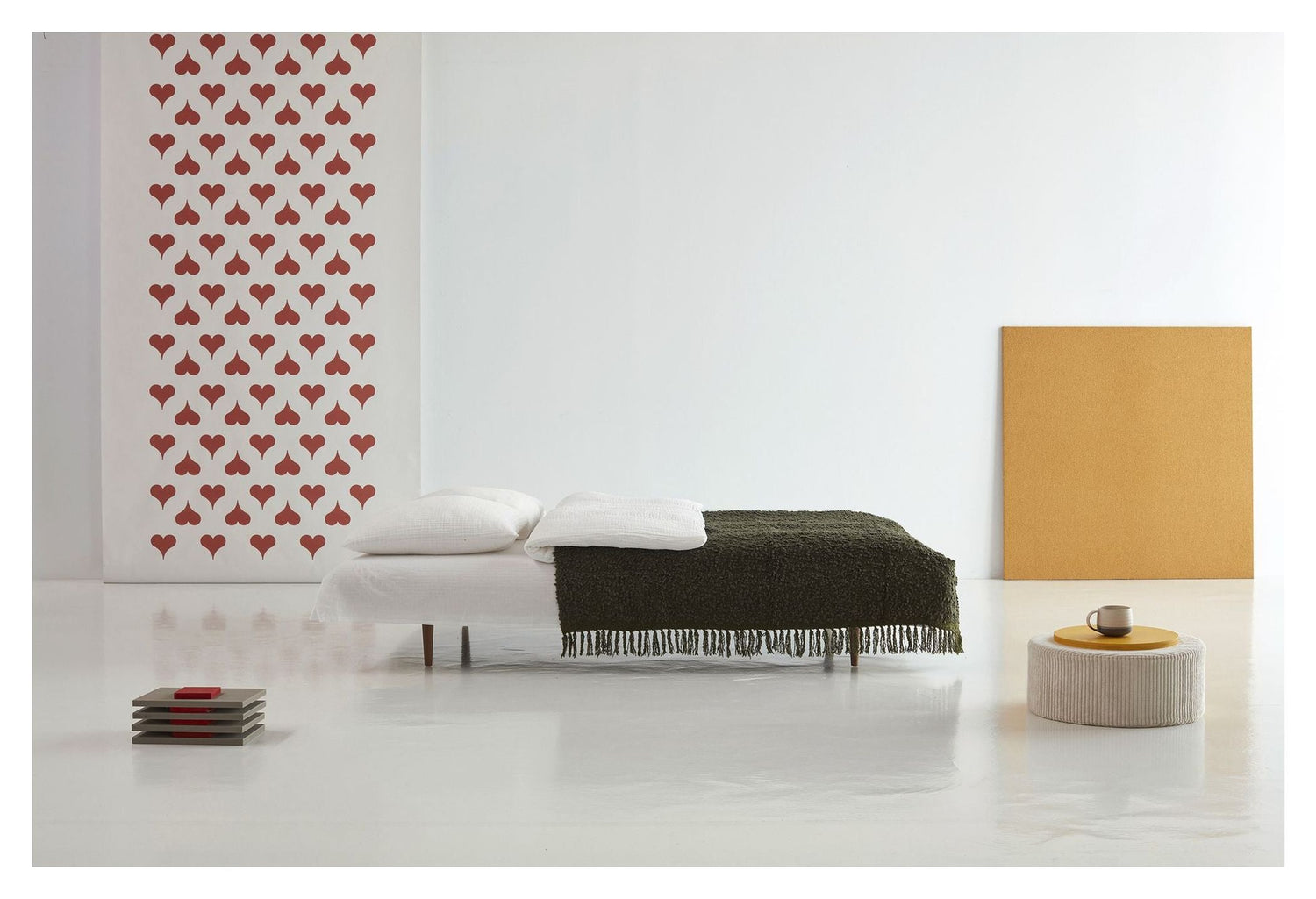 Unfurl Sovesofa, Beige Bouclé - Unoliving.com