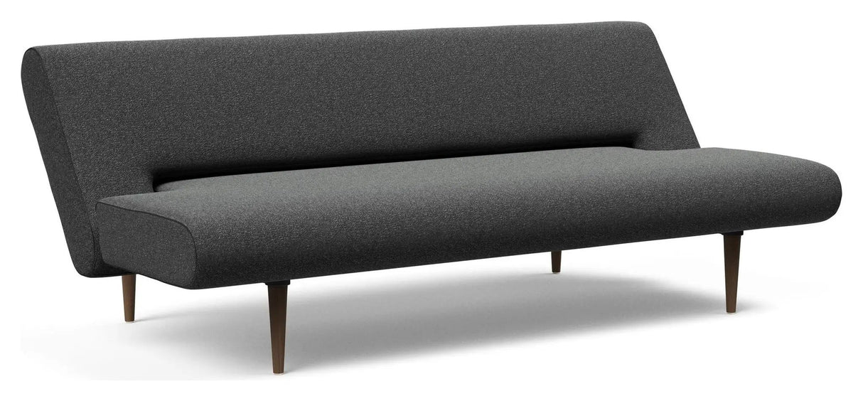 Unfurl Sovesofa, Bouclé/Charcoal - Unoliving.com