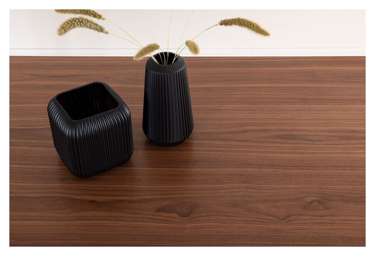 Uno Spisebord, 200x90, Valnød/Sort - Unoliving.com