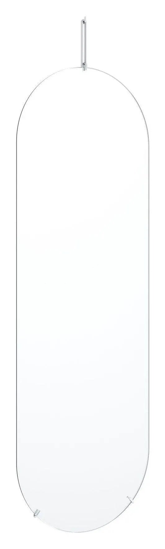 Vægspejl, 133 cm, Chrome - Unoliving.com