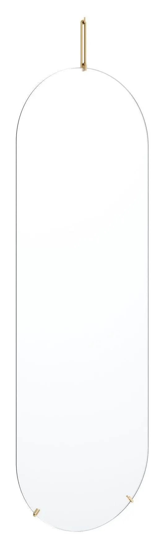 Vægspejl, 133 cm, Messing - Unoliving.com