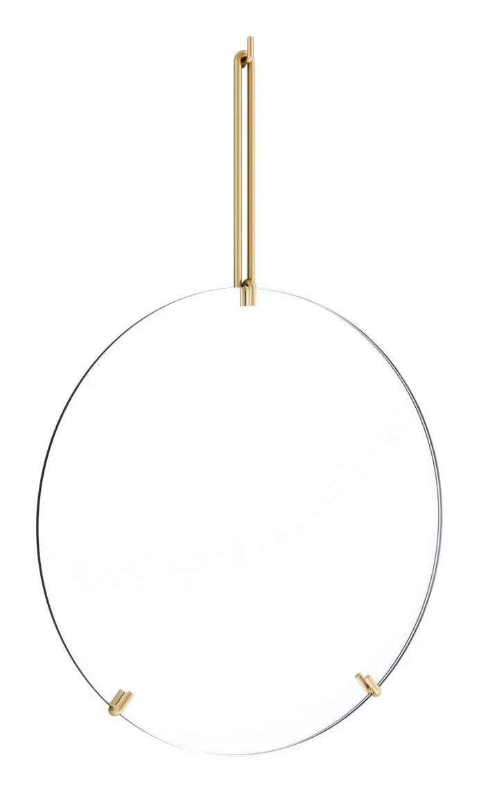 Vægspejl, Ø30, Messing - Unoliving.com
