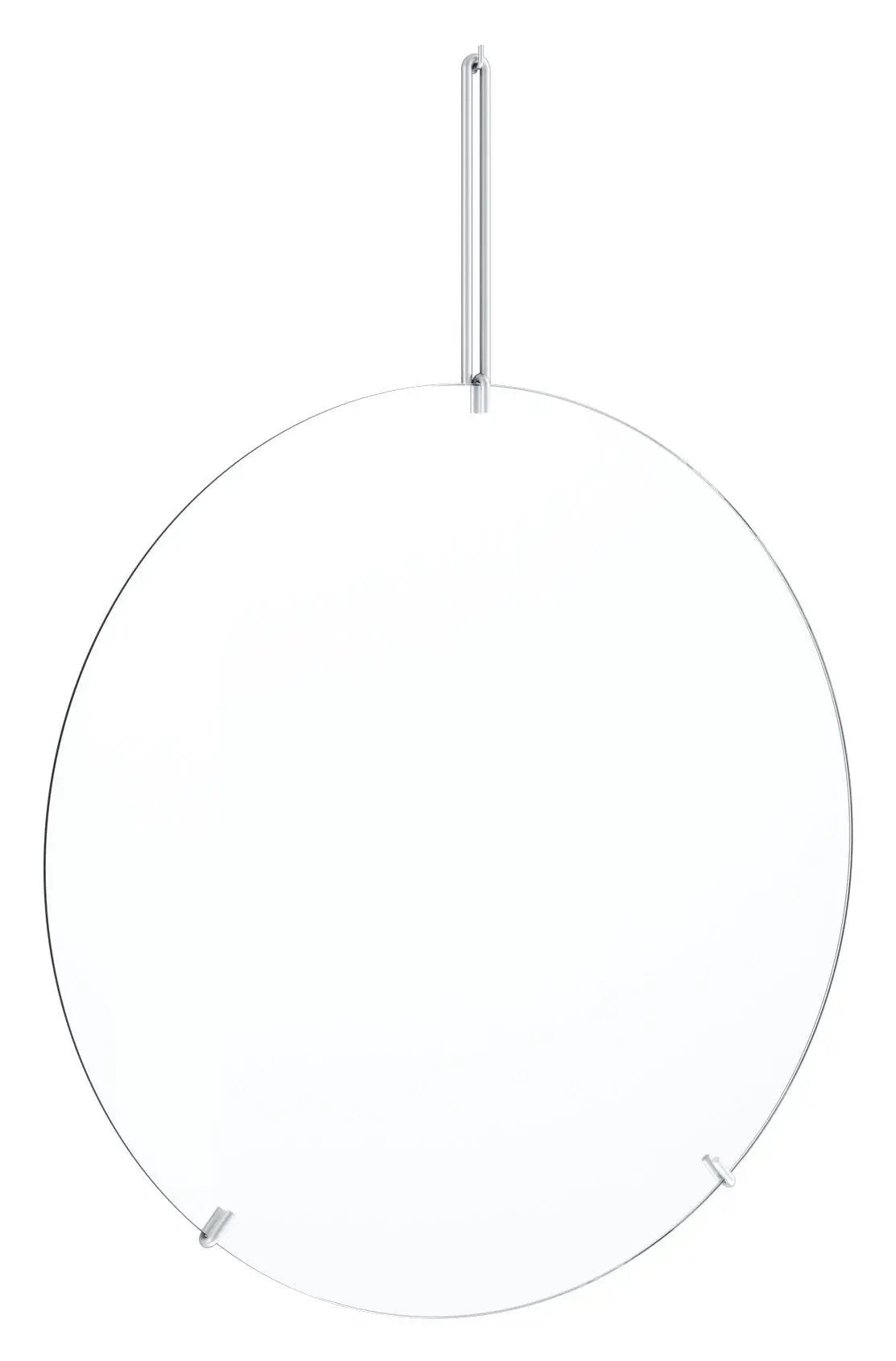 Vægspejl, Ø70, Chrome - Unoliving.com
