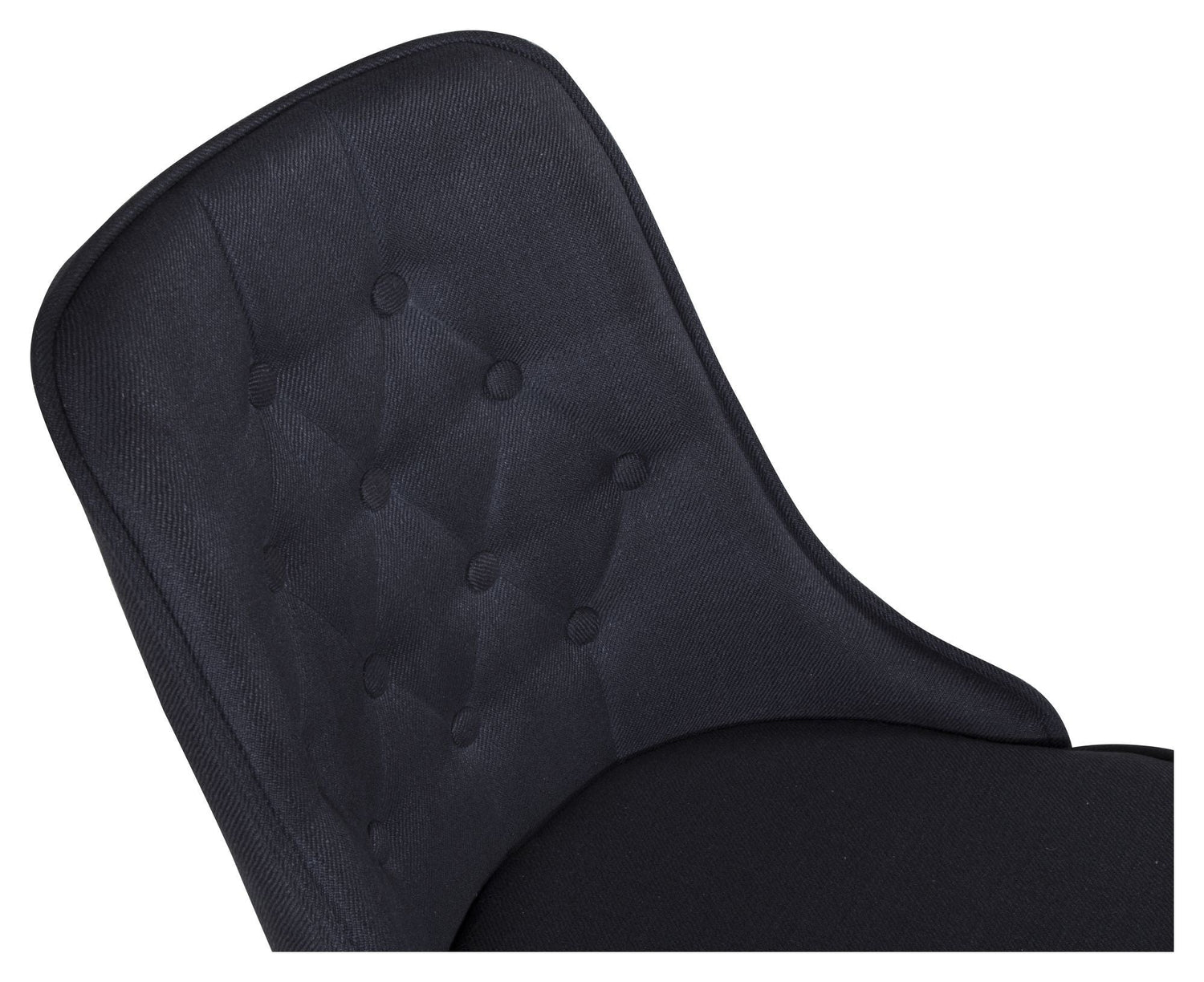 Velvet Delux Spisebordsstol, Sort, Sorte metalben - Unoliving.com