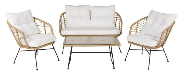 Viga Loungesæt - Natur/Hvid - Unoliving.com