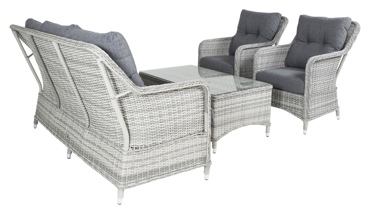 Vikelund, Sofa sæt, Grå/Grå Hynde - Unoliving.com