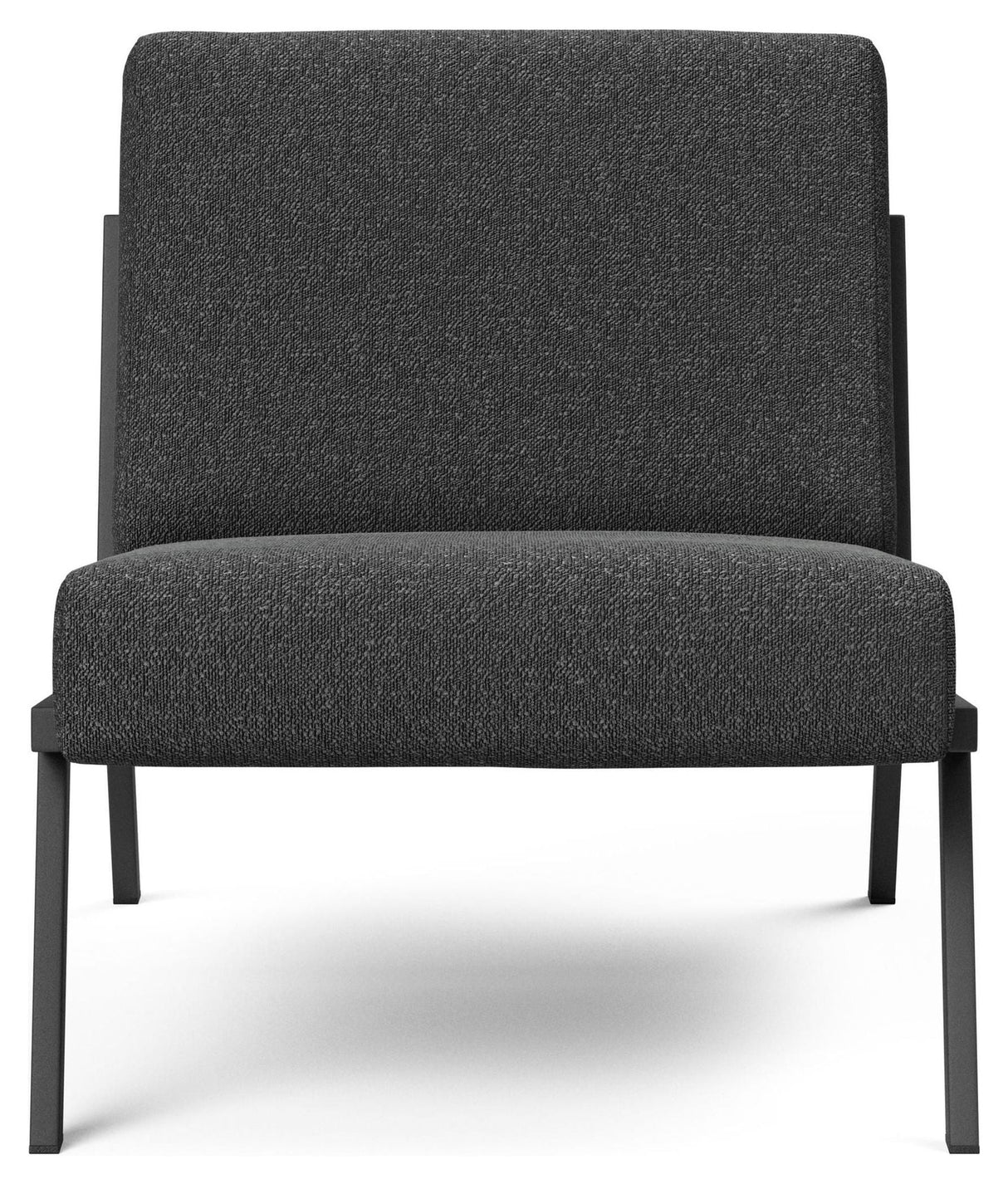 Vikko Loungestol, Bouclé/Charcoal - Unoliving.com