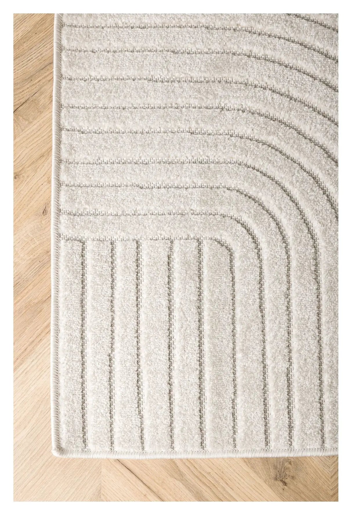 Vince Tæppe 290x200 - Hvid - Unoliving.com