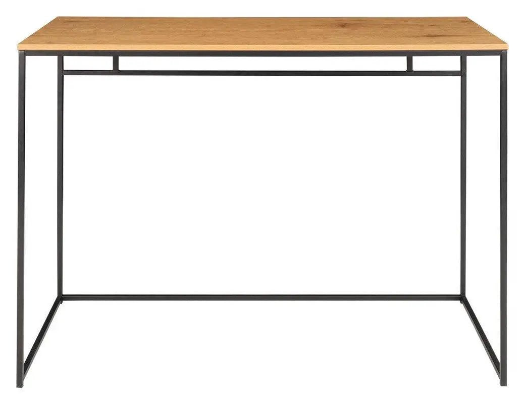 Vita Skrivebord 100x45, Sort/Egetræslook - Unoliving.com