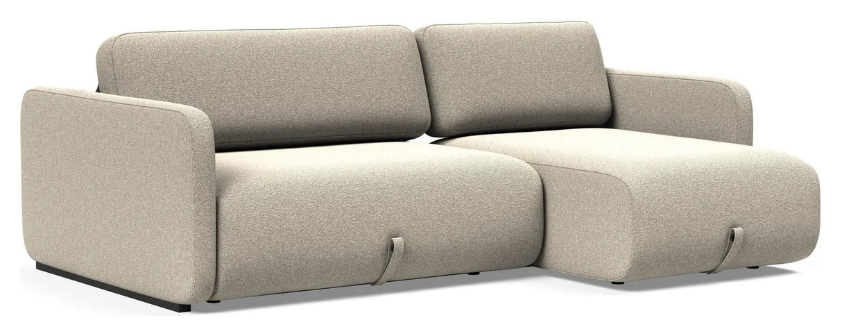 Vogan Sovesofa, Bouclé/Beige - Unoliving.com