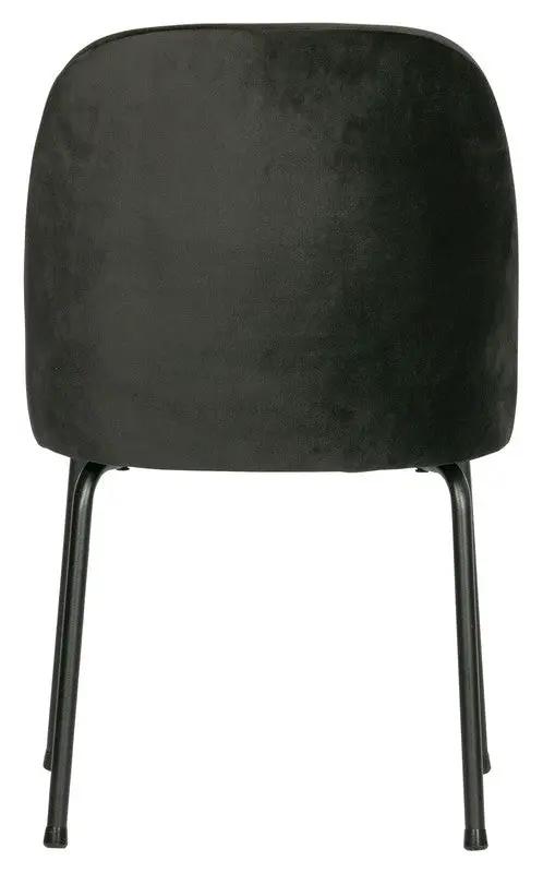 Vogue Spisebordsstol - Sort Velour - Unoliving.com