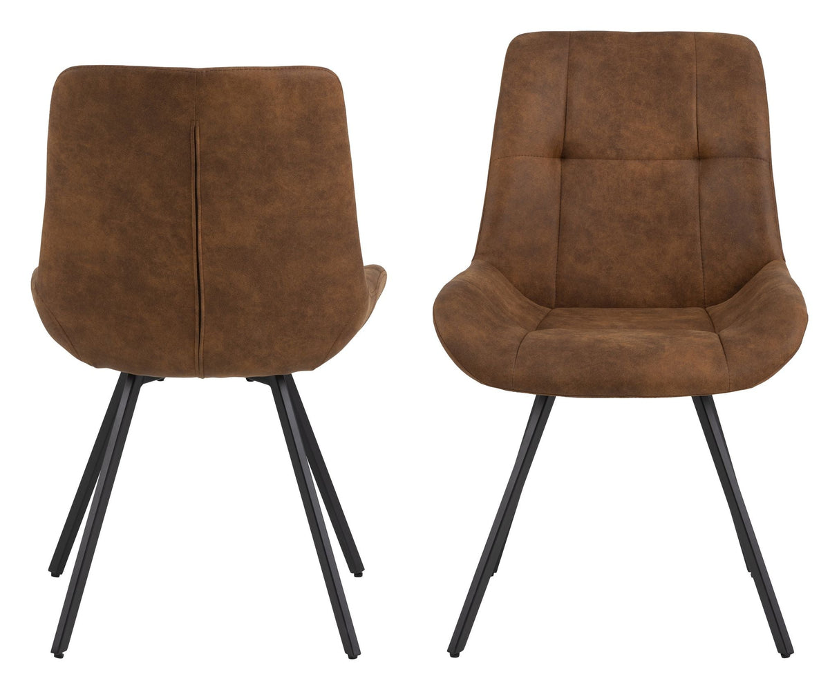 Waylor Spisebordsstol, Brun - Unoliving.com
